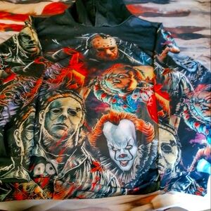 Horror graphic hoodie